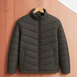 neonomad Men Regular Fit Zip-Front Puffer Jacket image 1