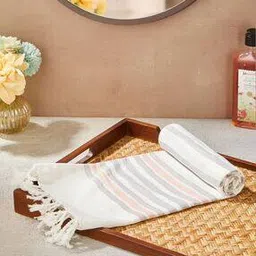 fabindia Hand Towel with Striped Detail-picture-24