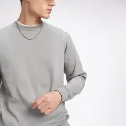 alpha tribe Men Round-Neck Regular Fit Sweatsshirt-picture-34