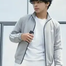 the fashion hub Men Regular Fit Bomber Jacket-picture-33