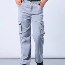 v-mart Boys Mid-Wash Jeans with Cargo Pockets-picture-29