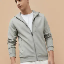 kappa Men Regular Fit Hoodie with Full Sleeves image 1