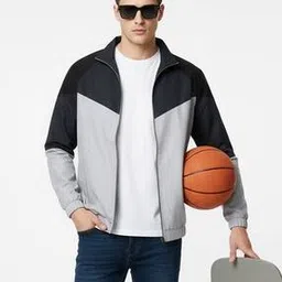 greylongg Men Regular Fit Bomber Jacket -picture-18