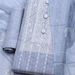 mbz.in by meena bazaar Women Self-design Unstitched Dress Material image 1