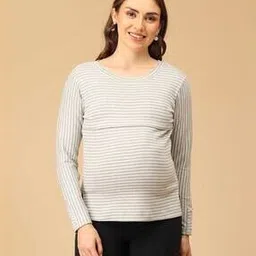 Women Striped Relaxed Fit Top-image-61