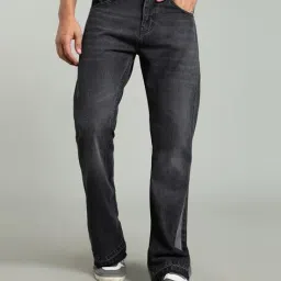 foul child Men Stone Washed Flared Jeans image 1