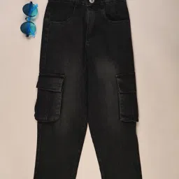 v-mart Boys Mid Rise Relaxed Jeans image 1