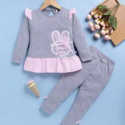 toonyport Girls Embellished 2-Piece Suit Set image 1