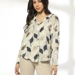 fig Women Floral Print Relaxed Fit Shirt-picture-43