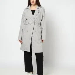 yousta Women Oversized Trench Coat with Back Bow Detail-picture-20
