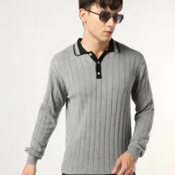 buda jeans co Men Collar-Neck Regular Fit Sweater-picture-48