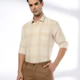 netplay Men Checked Slim Fit Shirt with Patch Pocket-picture-53