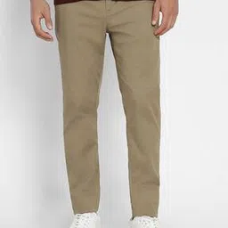 american eagle Men Pleated Straight Fit Trousers with Insert Pockets-picture-11