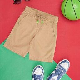 pantaloons junior Boys Regular Fit Shorts with Drawstring Waist-picture-15
