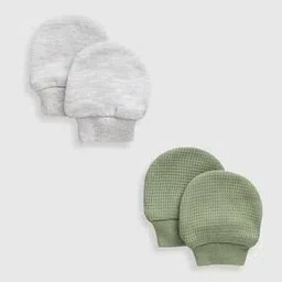 mothercare Boys Pack of 2 Cotton Mittens-picture-40
