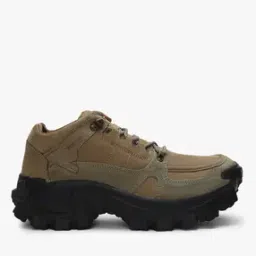 Panelled Lace-Up Trekking Shoes-image-15