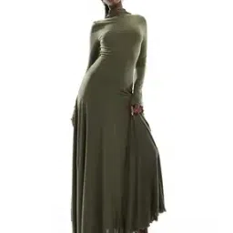 asos design Women High-Neck A-Line Maxi Dress-picture-29
