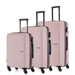 Set of 3 Hard Body Luggage Bags with Number Lock System-image-41