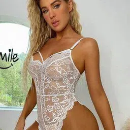 lulu & sky Women Lace Bodysuit-picture-52