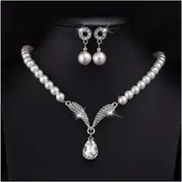 jewels galaxy Necklace & Earings Set-picture-10