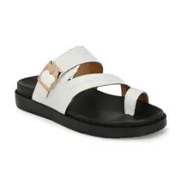 eego italy Round Toe Sandals with Buckle Detail-picture-18