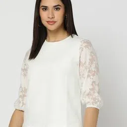 fig Floral Print Round-Neck Sweatshirt-picture-14