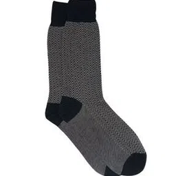 the tie hub Men Printed Mid-Calf Socks with Ribbed Hem-picture-18