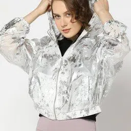 teamspirit Women Foil Print Relaxed Fit Jacket-picture-51