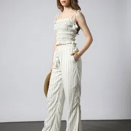 outryt by azorte Striped Wide Leg Trousers-picture-27