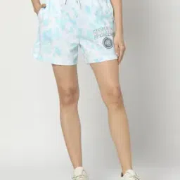 Women Tie & Dye Regular Fit Shorts-image-25