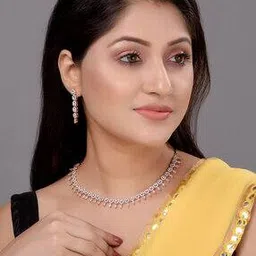 saraf rs jewellery Necklace & Earings Set-picture-42