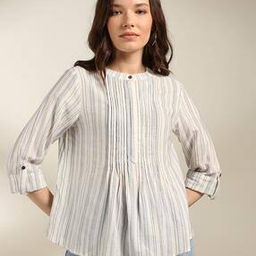 dnmx Women Striped Regula Fit Shirt-picture-4