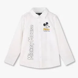 kb team spirit Boys Mickey Mouse Print Relaxed Fit Shirt-picture-31