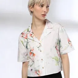 Women Floral Print Regular Fit Shirt-image-56
