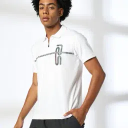 teamspirit Men Printed Regular Fit Polo T-Shirt image 1