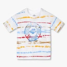 lee cooper Boys Tie & Dye Round-Neck T-Shirt-picture-14