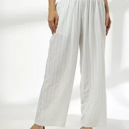 Women Schiffli Embroidered Palazzo-image-7