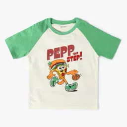 yousta Boys Graphic Print Regular Fit Round-Neck T-Shirt image 1