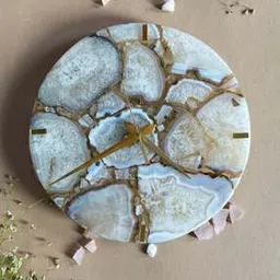 homearte india Handmade Agate Round Wall Clock-picture-29