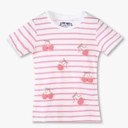 kg frendz Cherry regular tshirt, white, 2-3y-picture-34