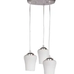 afast LED Compatible Triple Glass Lamp Hanging Chandelier-picture-24