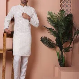 jompers Embroidered Regular Fit Long Kurta-picture-27