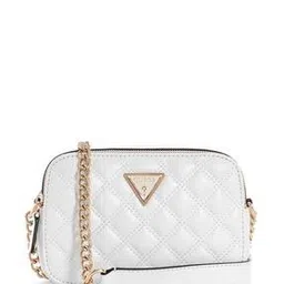 guess Quilted Sling Bag with Chain Strap-picture-13
