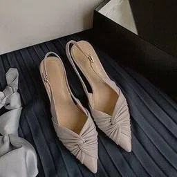 purplehunt Women Pointed-Toe Cone Heeled Sandals-picture-10