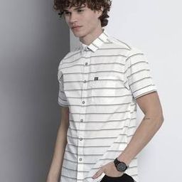 the indian garage co Striped Shirt with Patch Pocket-picture-22