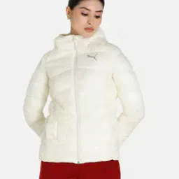 Zip-Front Hooded Puffer Jacket-image-4