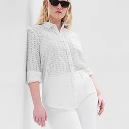 gap Schiffli Embroidered Shirt with Patch Pocket-picture-22