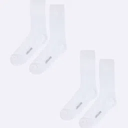 air garb Pack of 2 Ribbed Mid-Calf Length Socks-picture-21