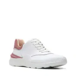 clarks Textured Lace-Up Sports Shoes-picture-15