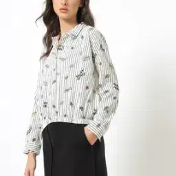 rio Printed Shirt with Elasticated Hemline-picture-20